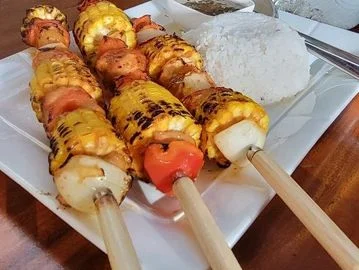 Vast salt fields in Kampot