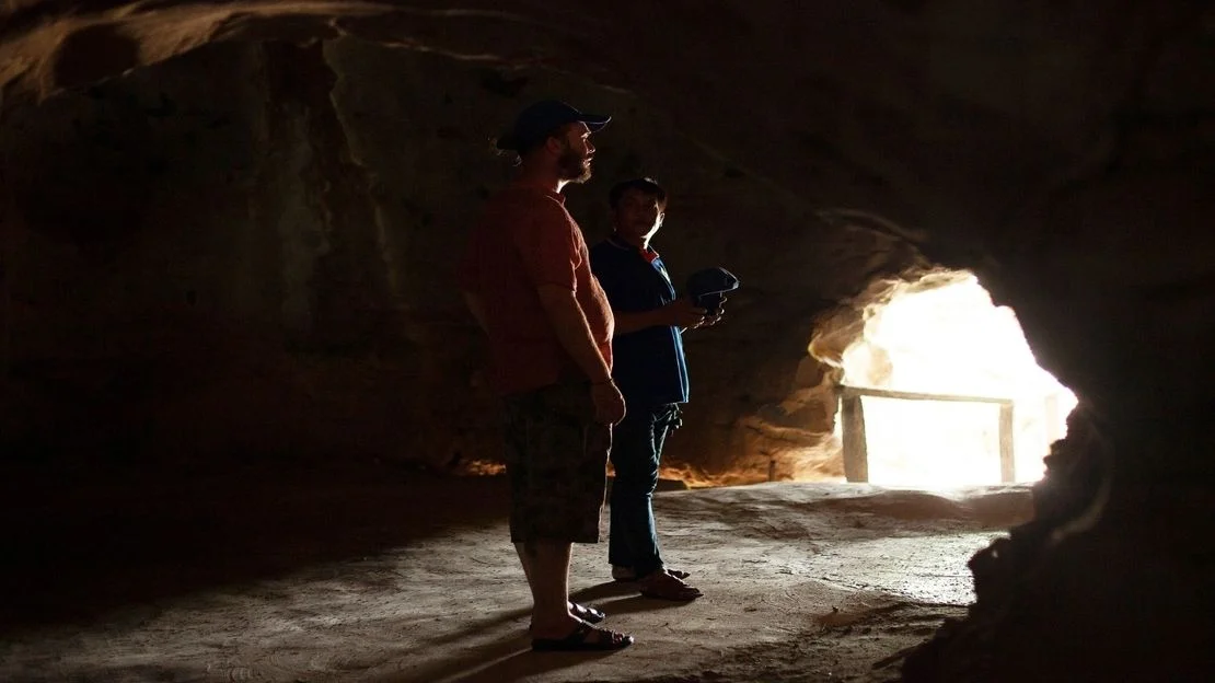 Vast salt fields in Kampot